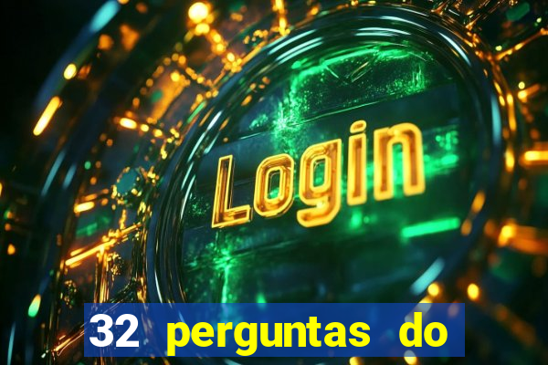 32 perguntas do livro do destino